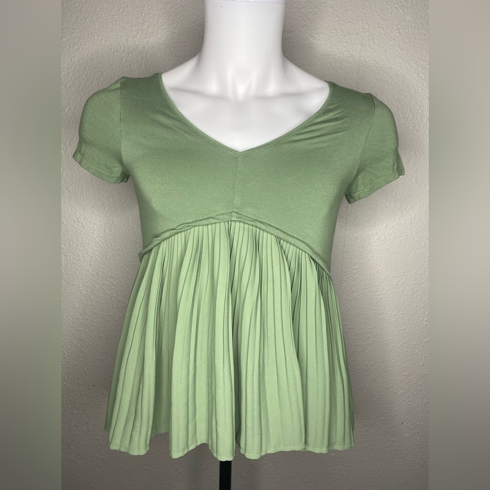 Green blouse
